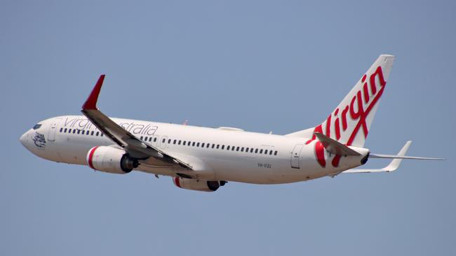 Virgin Australia is getting a lift from new owners Bain Capital. Picture: David Clark