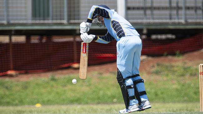 Brian May bats for Western Districts. Picture: Kevin Farmer