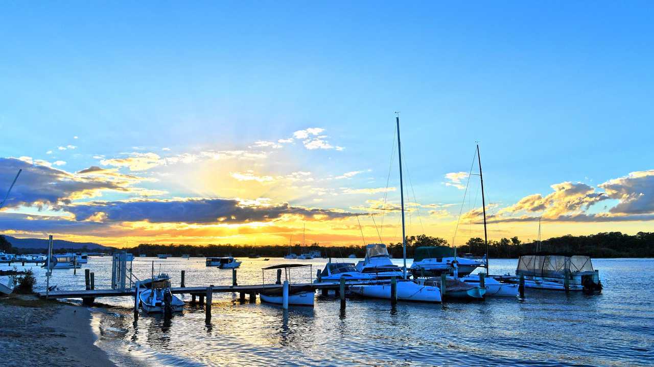 Noosa River at Sunset in Tewantin. Picture: John McCutcheon