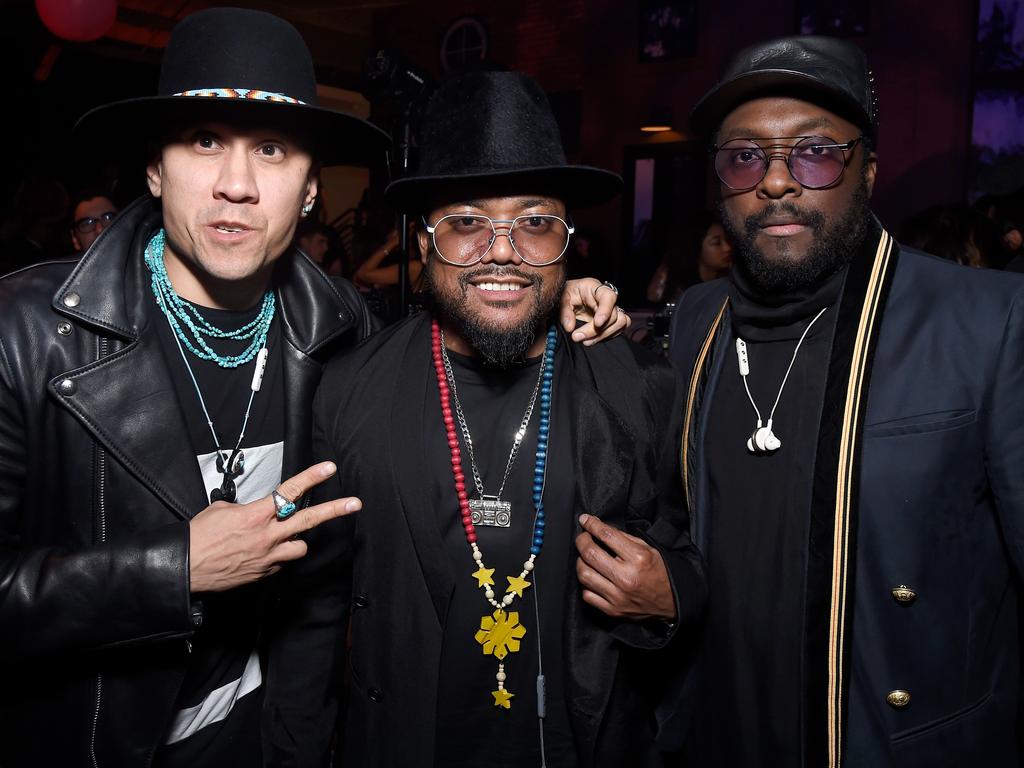 Taboo, apl.de.ap, and will.i.am attend the Warner Music Group GRAMMY Party at Milk Studios on February 12, 2017 in Hollywood, California. Picture: Getty