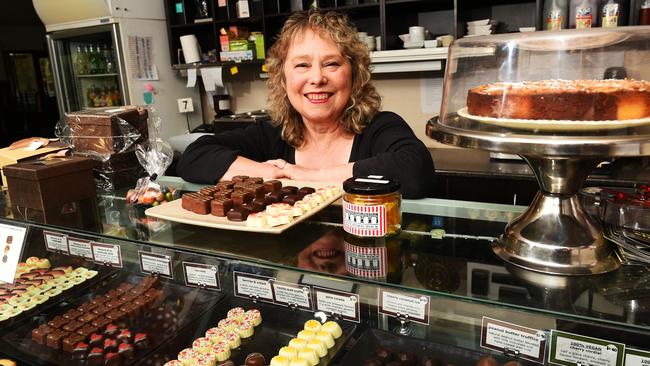 Lynne Meek from Moorabool Valley Chocolate. Picture: Nigel Hallett