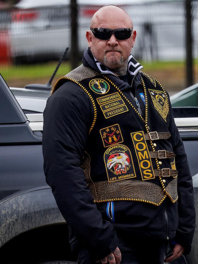 Mr Voitin has represented Comanchero bikie boss Mick Murray. Picture: Ian Currie