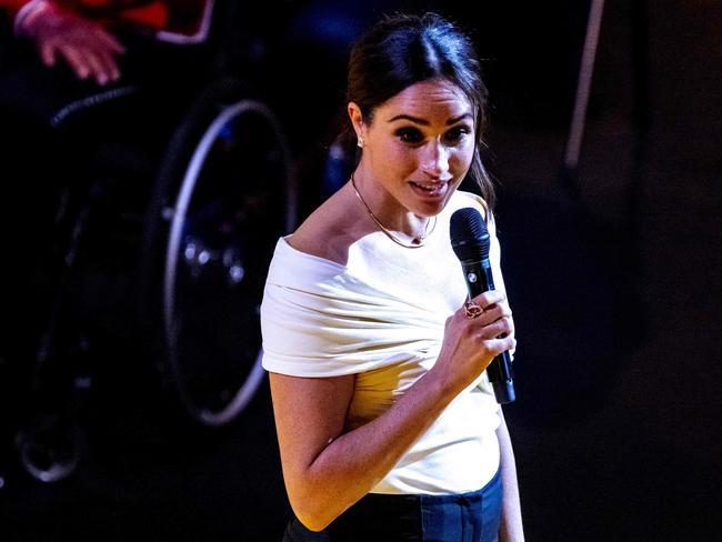 The Duchess of Sussex was originally due to appear on Jimmy Fallon’s show in December. Picture: AFP.