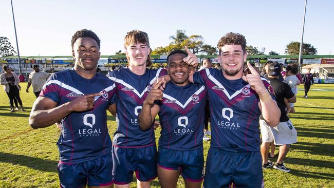 This Ipswich SHS awesome foursome remain unsigned/ Picture: NIGEL HALLETT