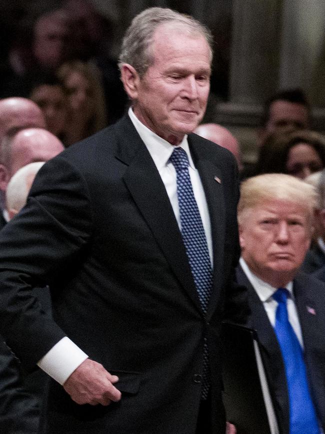 Former President George W. Bush paid just over $250,000 in tax. Picture: AFP