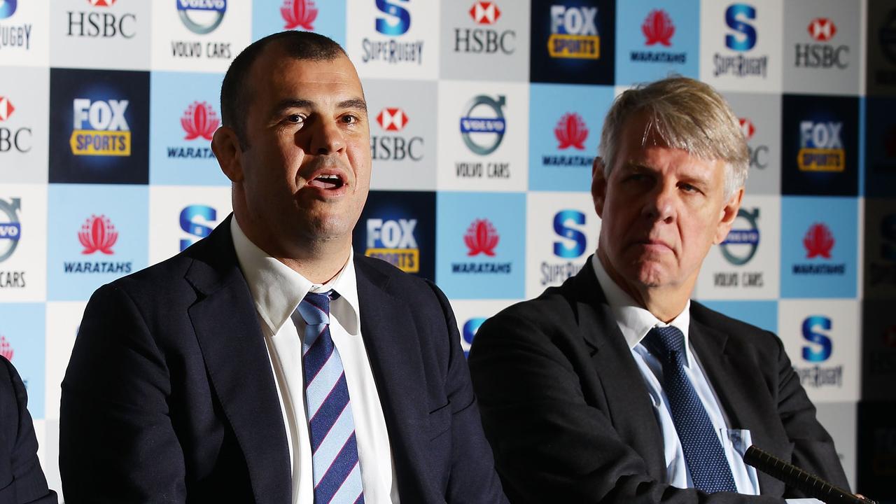 Outgoing Waratahs Chairman Roger Davis, who was pivotal in bringing in Michael Cheika, will stand aside at the NSW Rugby’s AGM on May 31. Getty Images