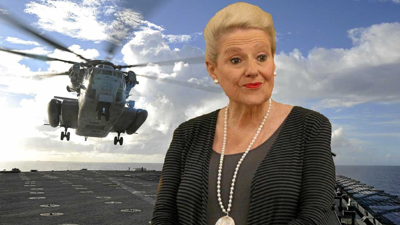 Former Speaker Bronwyn Bishop&#39;s political career crashed and burned after some enthusiastic travel claims involving a helicopter. Picture: Contributed