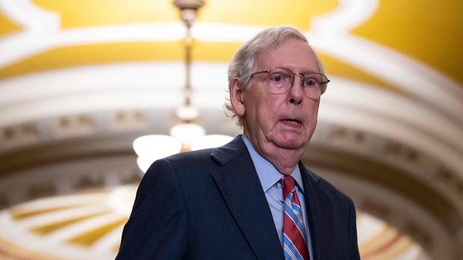 Senate Minority Leader Mitch McConnell is 81. Picture: AFP