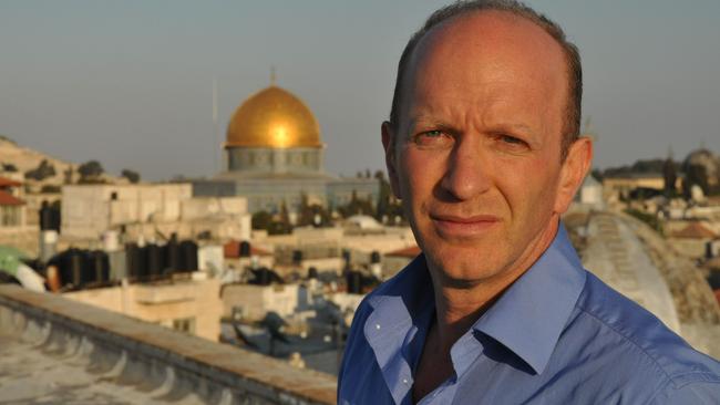 Sebag Montefiore in a scene from the SBS documentary series Jerusalem: The Making of a Holy City. Picture: BBC