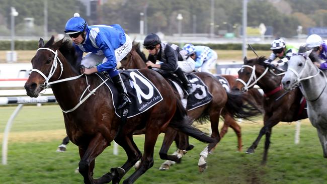 Winx winning the race named in her honour back in August. Picture AFP