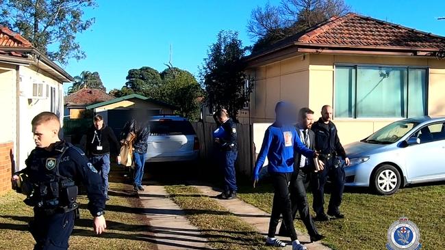 Three teenagers will appear in court while a fourth was given a warning. Picture: NSW Police