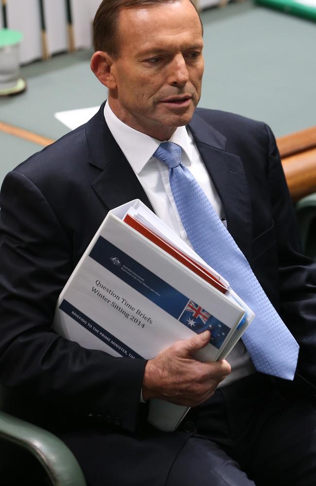 Budget nasties: Prime Minister Tony Abbott said today that his job wasn’t to win a popularity contest. Picture: Gary Ramage