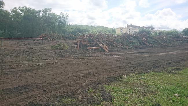 A Government information page said "some trees'' would be cleared. Residents said 1ha was removed with almost no notice to locals.