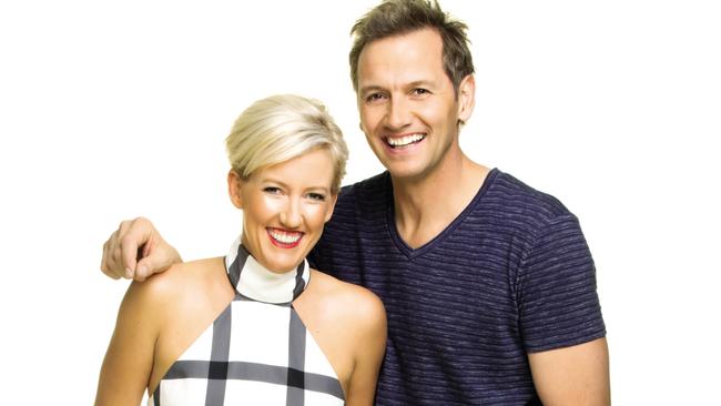 Jodie Oddy and Mark Soderstrom enjoyed ratings success on Mix 102.3. Picture: Supplied