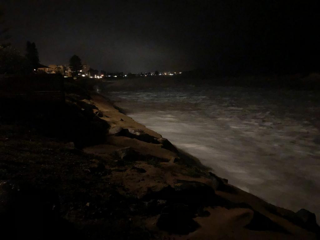 Collaroy Beach at high tide on Tuesday, June 4. Picture: Julie Cross