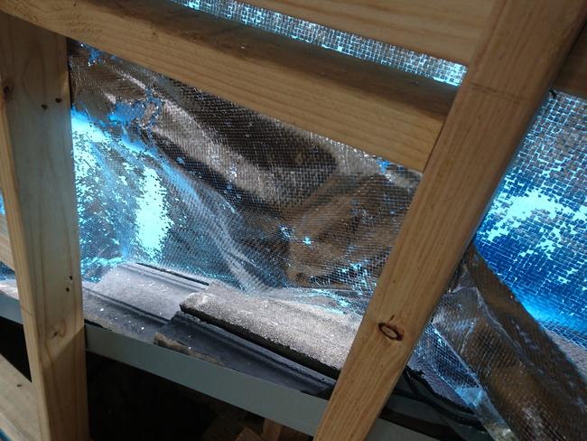The couple was left with a half-built home full of defects. Picture: Supplied