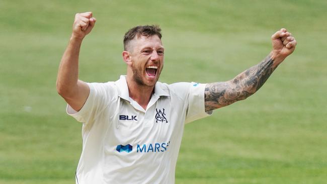 James Pattinson has performed strongly in this season’s Sheffield Shield. Picture: (AAP Image/Michael Dodge