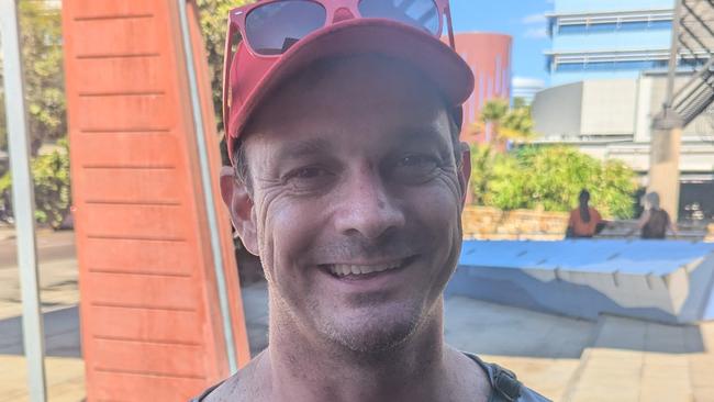 Gareth Benson, 47. NT general election 2024 vox pops. Picture: Alex Treacy