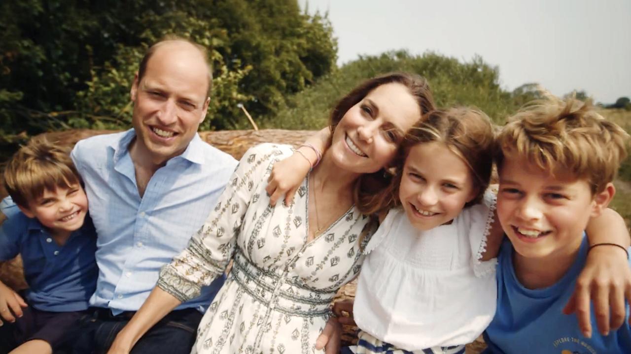 Kensington Palace shared a sweet video of the Wales’ to announce the end of Kate’s chemo. Picture: @KensingtonRoyal on X