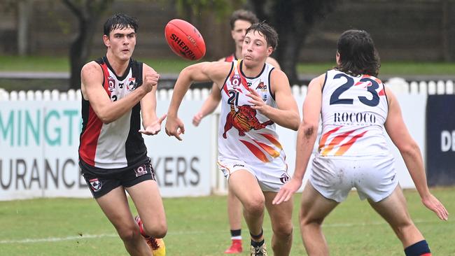 QAFL colts AFL footy between Morningside and NoosaSaturday May 25, 2024. Picture, John Gass