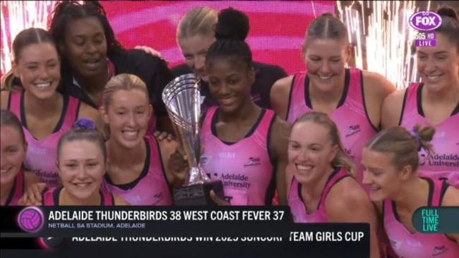 Thunderbirds take out Team Girls cup