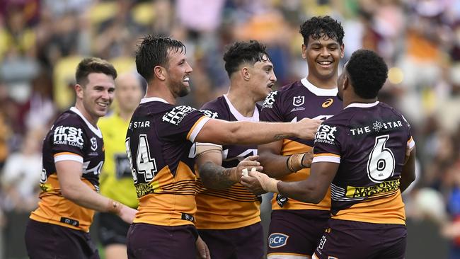 Brisbane is tipped to handle the Eels comfortably. Picture: Ian Hitchcock/Getty