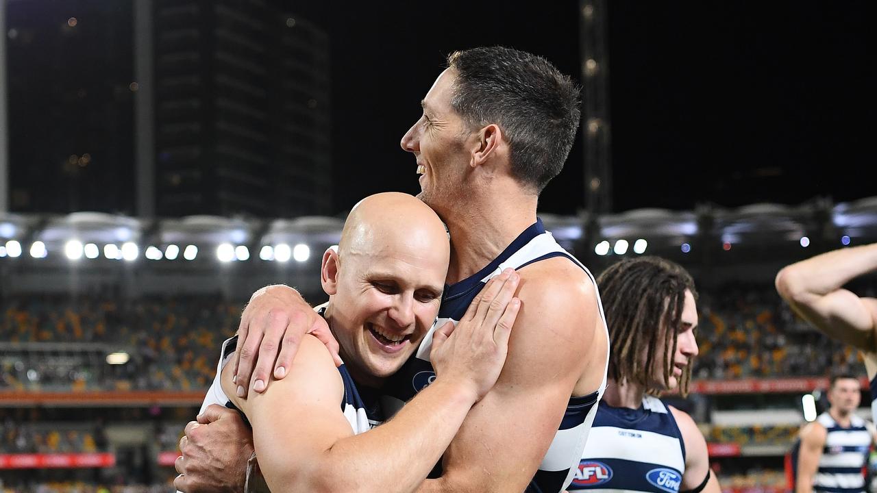 Gary Ablett and Harry Taylor both retired after their losing 2020 grand final. Picture: Quinn Rooney/Getty Images