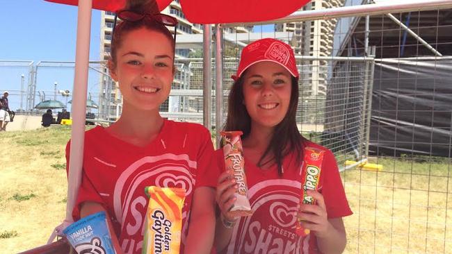 All the action from the GC600 Saturday October 25 — Many and Maddy Holmes sell ice creams to hot racing fans. Pic: Kathleen Skene