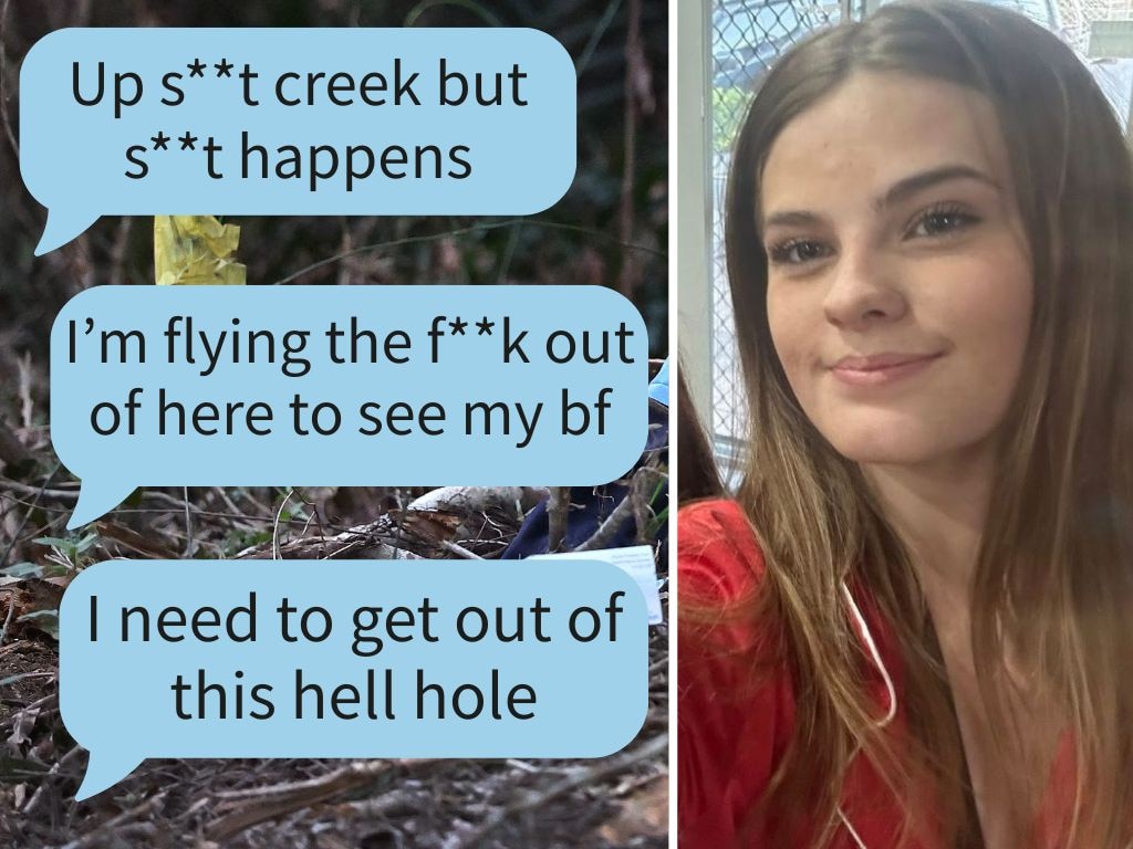 Depths of despair: Family at war as missing teen’s confronting texts leaked