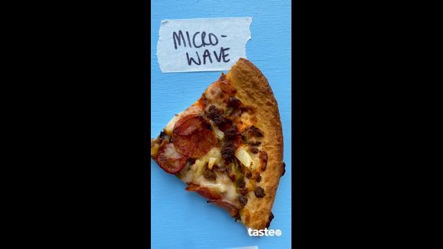 We tested 4 ways to reheat pizza
