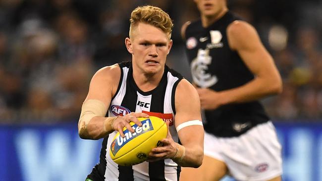 Adam Treloar has missed the past 11 weeks. Picture: AAP