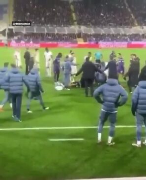 Fan footage shows troubling moment star collapsed on pitch