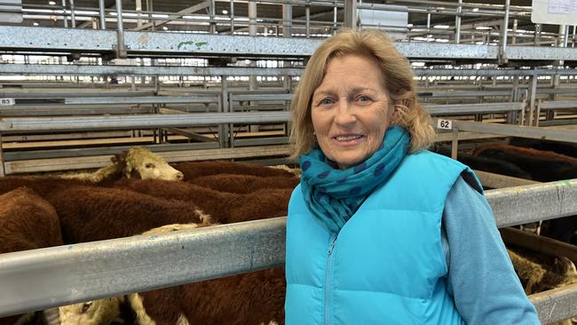 Liz White of Signal Hill at Gunning was among the purchasers at Wodonga.