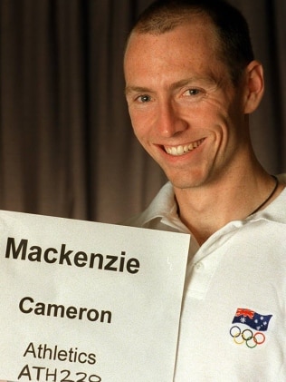 Cameron Mackenzie represented Australia at the 1996 Olympics Games in Atlanta. Picture: News Corp Australia