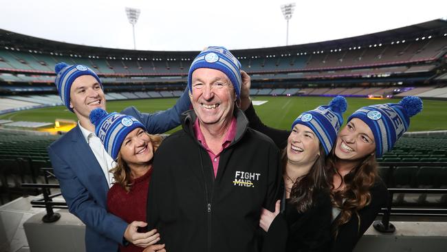 Daniher and his family have become the face of the fight against MND. Picture: Alex Coppel