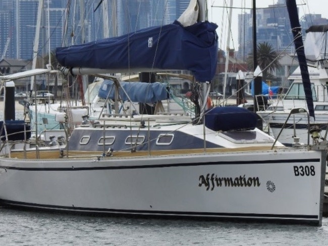 The missing yacht Affirmation lost of Victoria's coast