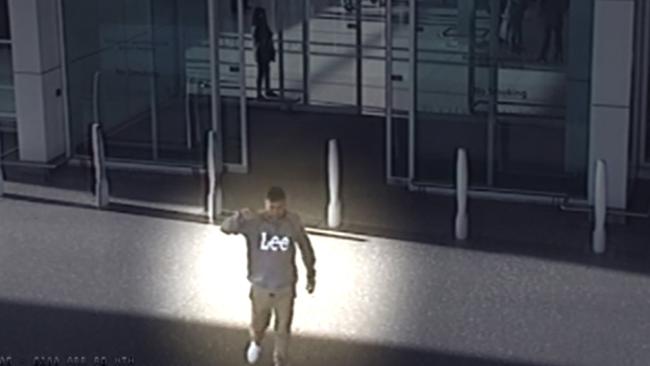 Michael Modesti at Adelaide Airport on May 6 2016 after returning from Thailand.