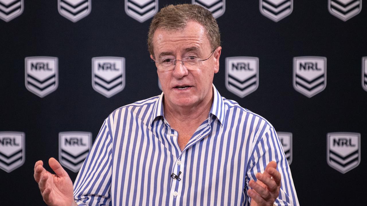 Annesley explained why the NRL was silent on the matter for almost two days. (AAP Image/James Gourley)