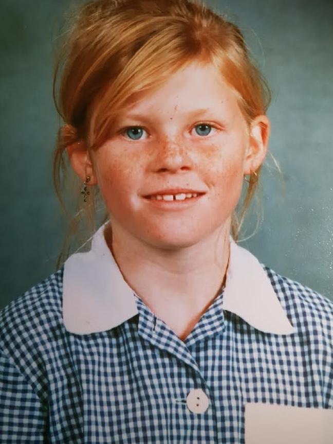 Ashlee Brown as a young girl.