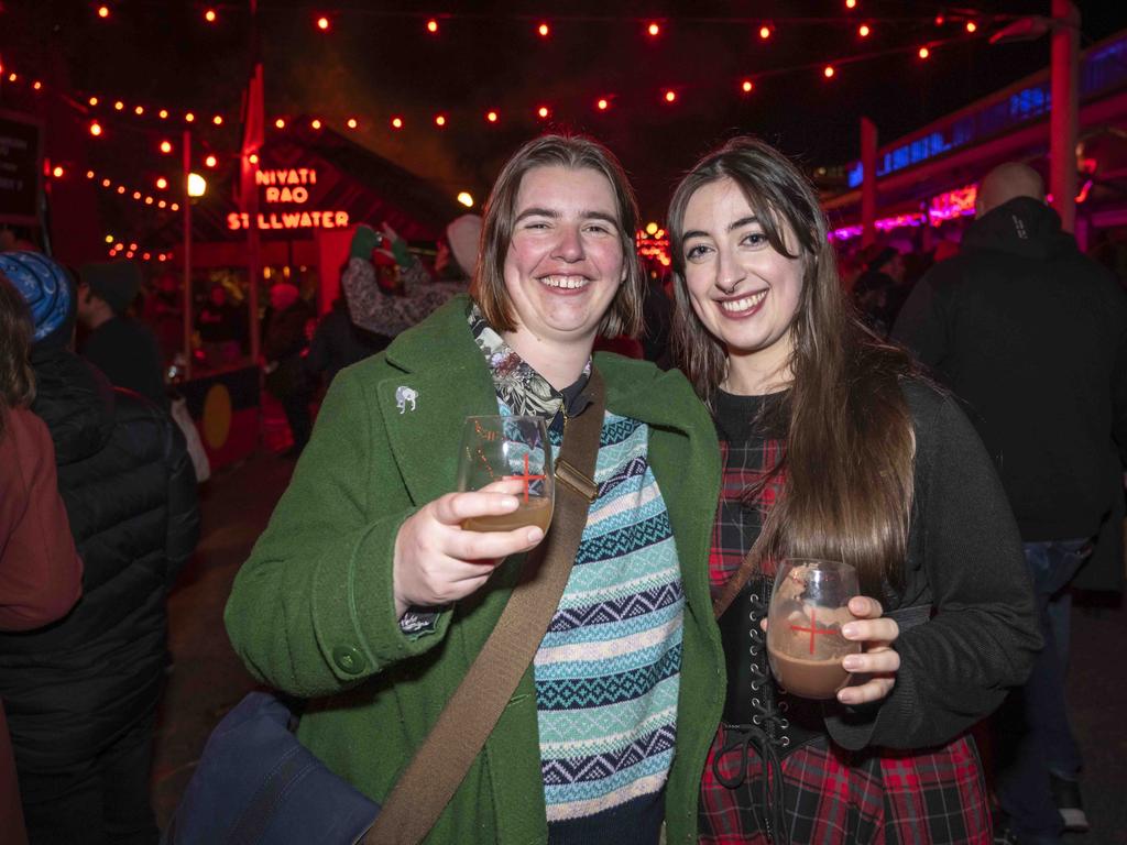 Nat Cahill and Alexandria Kavic at Winter Feast 2025 in Hobart. Picture: Caroline Tan