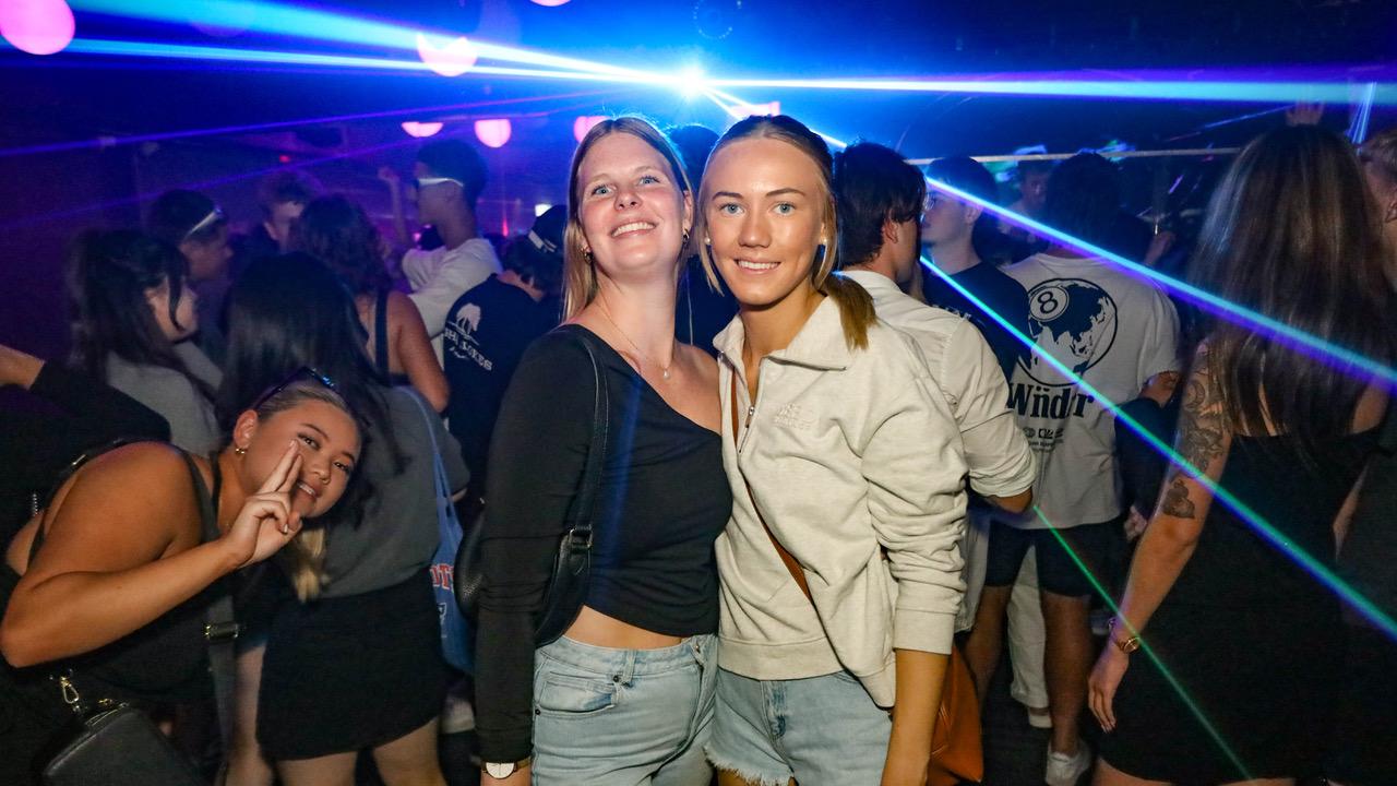 Tegan Rayner, Jorjee Laverty at Cocktails Nightclub. Picture: Kit O'Halloran