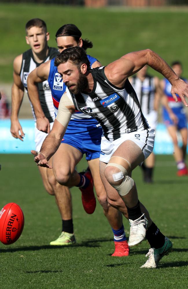 Jack Hellier joined Collingwood’s VFL team in 2012.