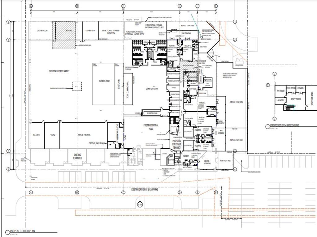 A material change of use application for an indoor sport and recreation and child care centre has been lodged with the Bundaberg Regional Council. Source: Reel Planning prepared development application, designs by Vision 1 Architects.