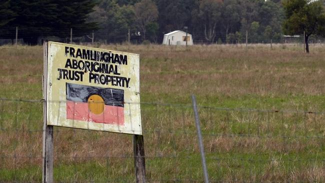 Geoffrey Wayne Clark assaulted two people at the Framlingham Aboriginal Trust property after he was refused keys to a trust vehicle.