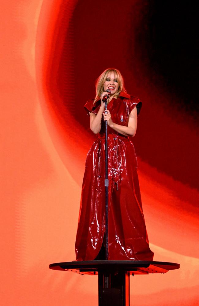 The pop icon received the night’s biggest award. Picture: Getty Images