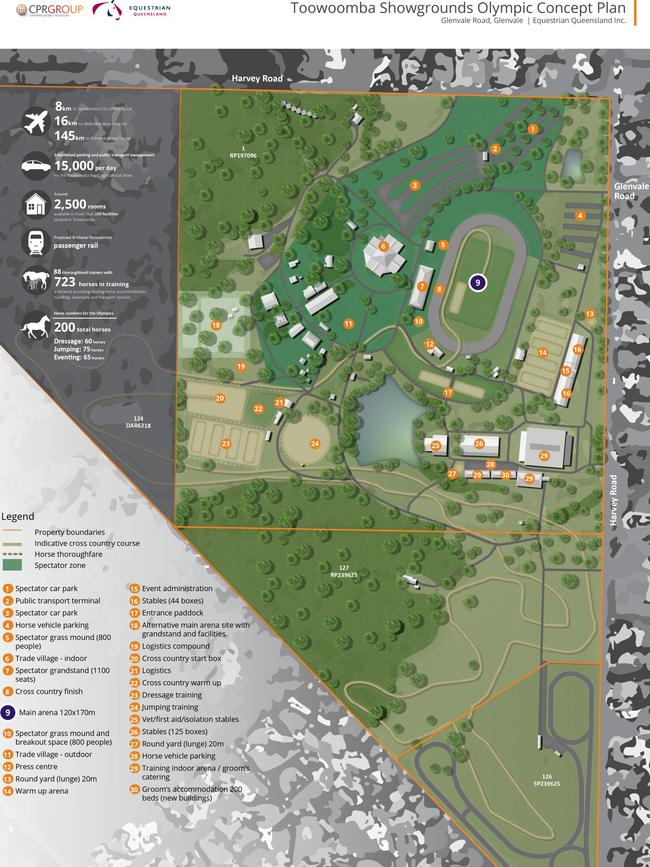 PROPOSED: A new plan has been put forward by Equestrian Queensland and the Royal Agricultural Society Queensland to turn the Toowoomba Showgrounds into an equine centre of excellence.