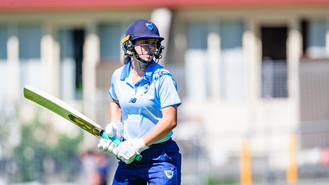 The Country skipper scored the first ton of the tournament. Picture: Linda Higginson / Cricket Australia