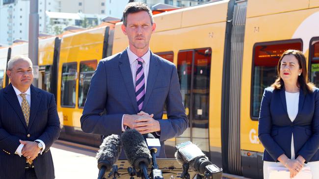 Transport Minister Mark Bailey on Thursday. Picture: Tertius Pickard