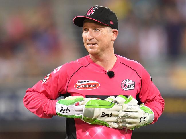 Brad Haddin back in his playing days for the Sixers in 2017