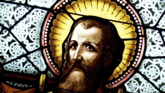 Jesus Christ on stained glass window